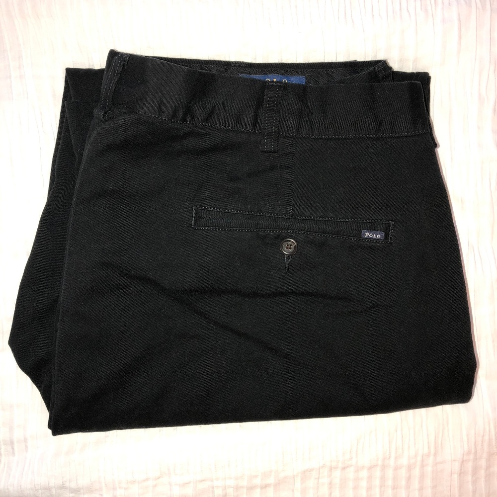 Black Classic Fit Chino by Polo Ralph Lauren